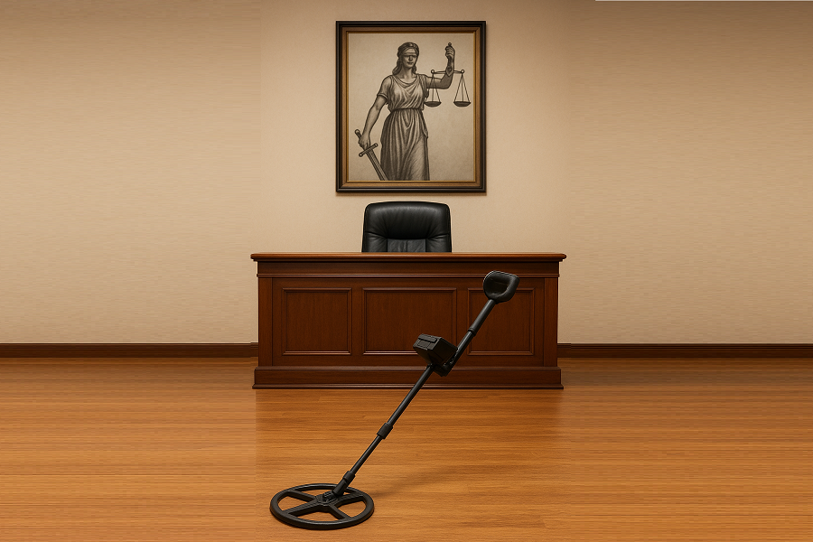 آیا نگهداری از فلزیاب جرم است؟