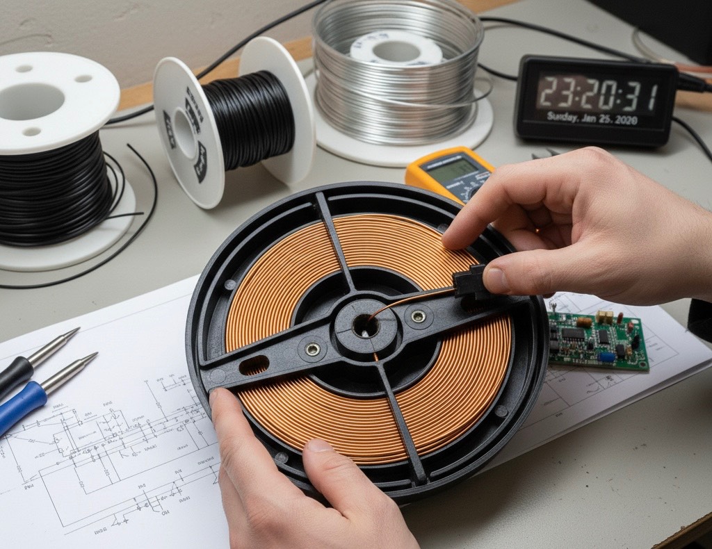 تعمیر و جایگزینی سیم پیچ فلزیاب (Coil)
