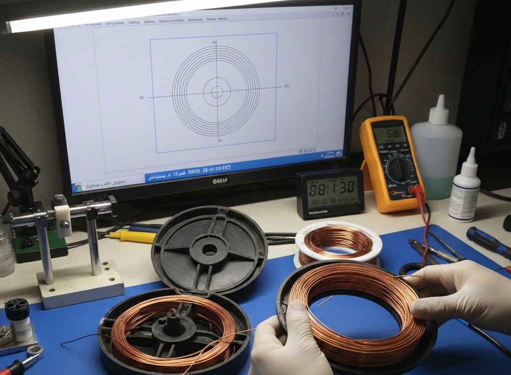 تعمیر و جایگزینی سیم پیچ فلزیاب (Coil)